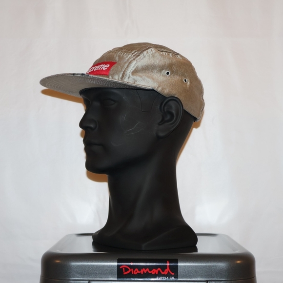 Supreme Khaki Cap with Red Logo - Picture 10 of 10